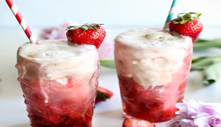 Summer Special :  मिनटों में गायब हो जाएगी सारी थकान, आजमाए स्ट्रॉबेरी फ्लोट #Recipe
