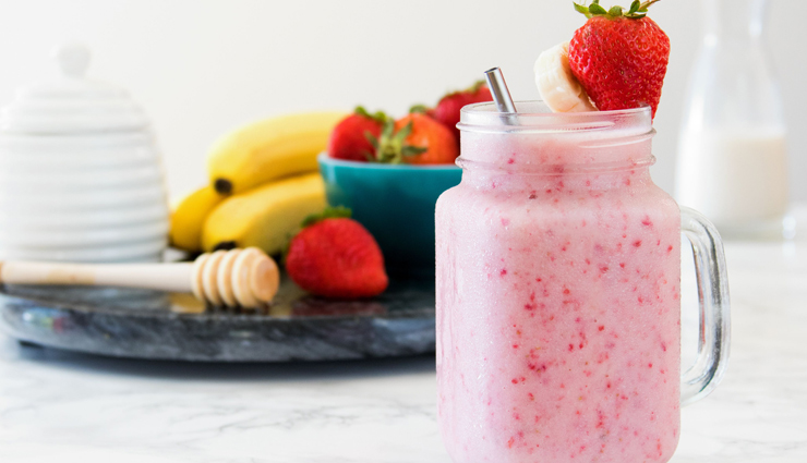 Recipe- Sweet and Healthy Strawberry Banana Smoothie