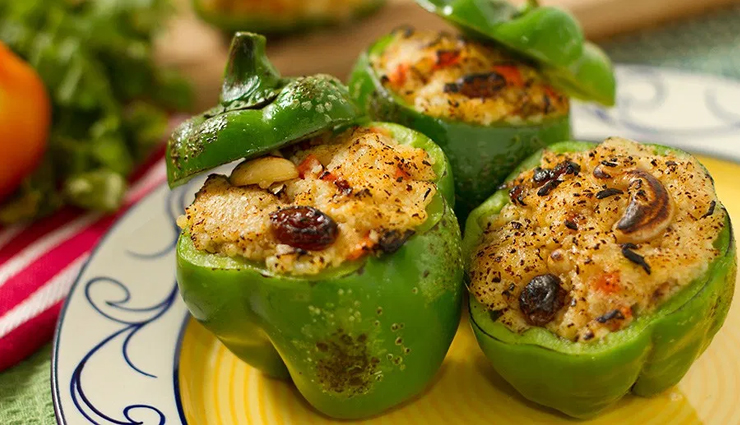 Recipe- Simple Yet Delicious Stuffed Capsicum
