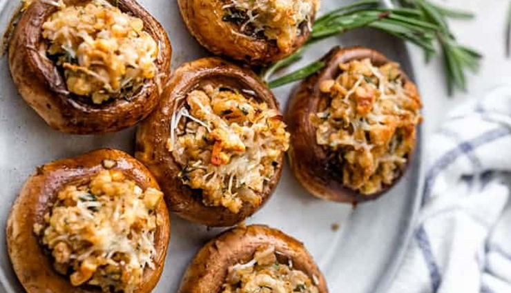 stuffed mushroom,stuffed mushroom recipe,hunger struck,food,easy recipe