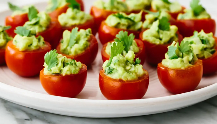 Recipe- Easy To Make Guacamole Stuffed Tomatoes