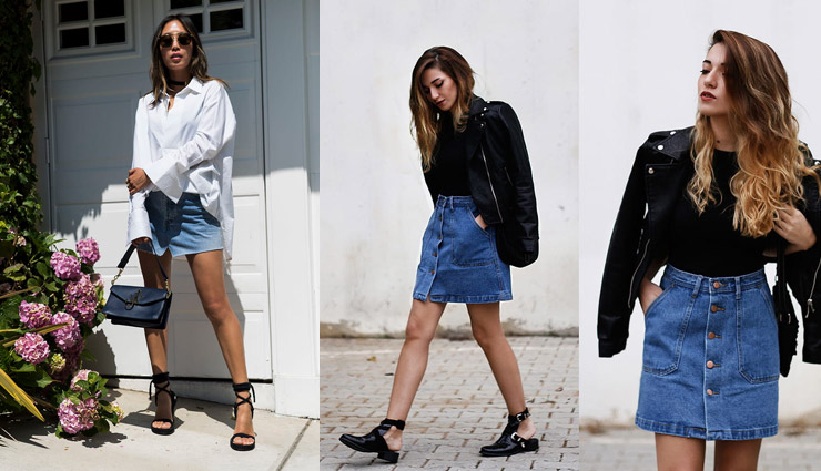 denim skirts,tips to style denim skirts,styling tips,fashion tips,latest fashion trends