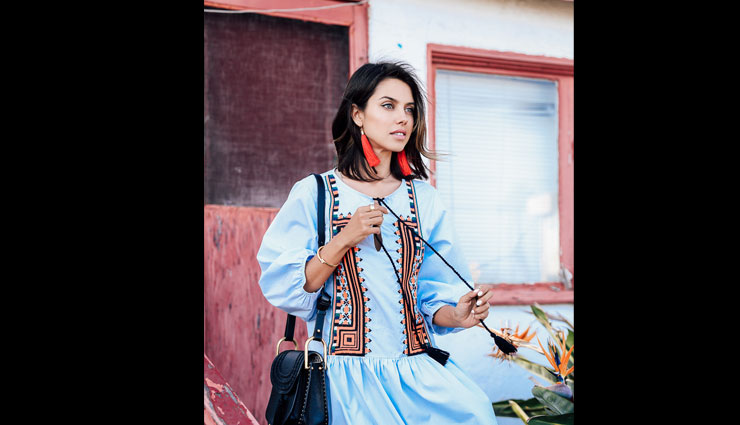 tassel earrings,styling tassel earrings,fashion tips,styling tips,latest fashion trends