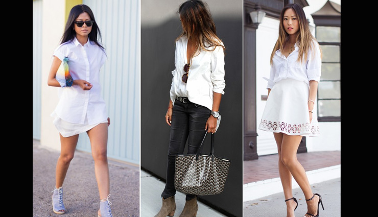 5 Ways To Style Your White Shirt