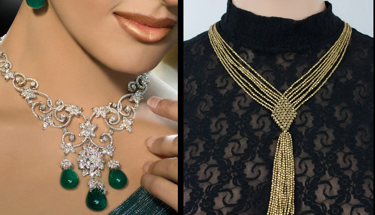 किसी राजकुमारी से कम नहीं दिखेंगी आप इन नेकलेस में #Fashion Funda