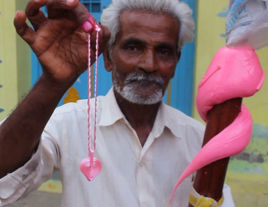 Old Man Plays Well With Sugar Candy