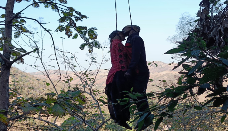 उदयपुर : प्रेमी जोड़े की शादी के विरोध में थे घर वाले, एकसाथ पेड पर लटककर किया सुसाइड