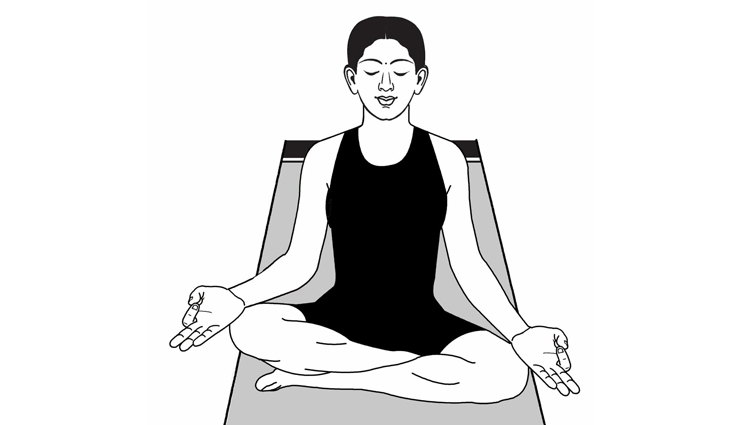 तनाव से मुक्ति दिलाये सुखासन, जाने और फायदे sukhasana,yoga benefits,yoga tips