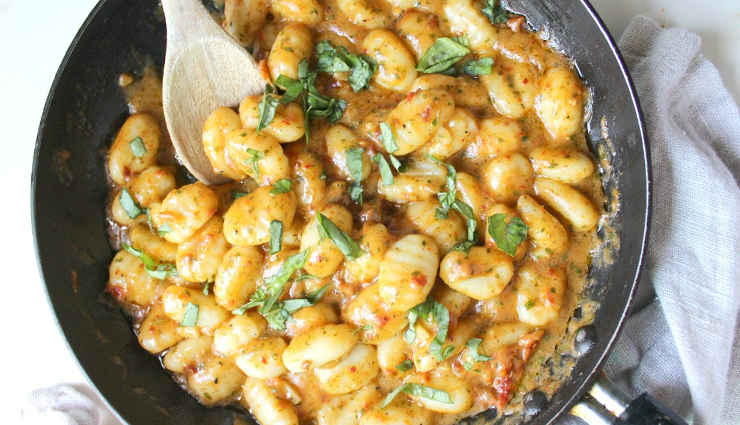 Recipe- Vegan and Gluten Free Sun-Dried Tomato Pesto With Vegan Gnocchi