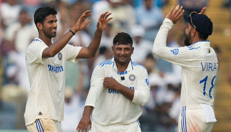 पुणे टेस्ट में न्यूजीलैंड के खिलाफ वॉशिंगटन सुंदर का जादुई स्पेल, WTC रिकॉर्ड बनाया