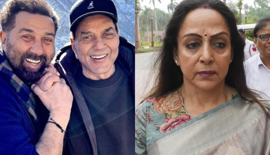 धर्मेंद्र के निधन के बाद हेमा मालिनी–सनी देओल की अनबन आई सामने, देओल परिवार की फूट हुई बेनकाब
