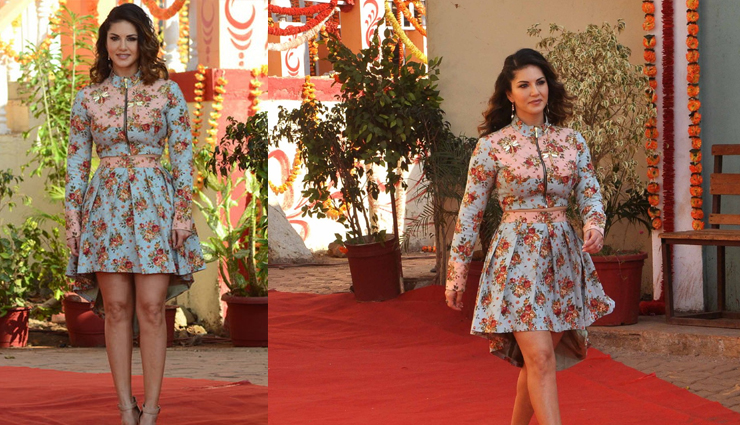 fashion tips,sunny leone,splitsvilla,sunny leone loves experminting with flowers,sunny leone looks