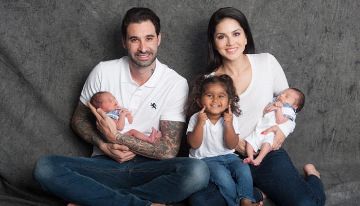 सनी लियोनी बनीं जुड़वा बच्चों की मां, फोटो शेयर कर कहा - सभी के लिए सरप्राइज