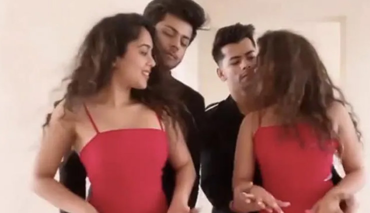   ‘चिंकी-मिंकी’ ने रेड ड्रेस में किया रोमांटिक कपल डांस, वीडियो सोशल मीडिया पर छाया