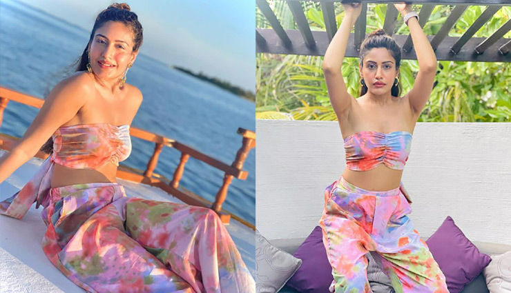 Maldives में वेकेशन एन्जॉय कर रही टीवी की ‘नागिन’ सुरभि चंदना, स्ट्रैप्लेस टॉप में दिखा एक्ट्रेस का स्टनिंग लुक, PHOTOS