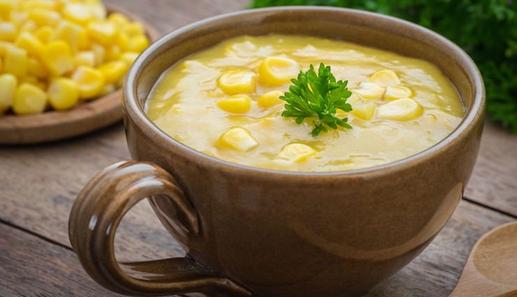 summer recipe,sweet corn soup,soup recipe,snacks recipe