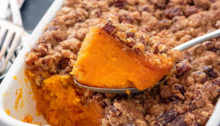 Recipe- Irresistible Crunchy Sweet Potato Casserole
