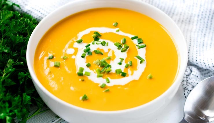 special recipe of sweet potato soup in hindi