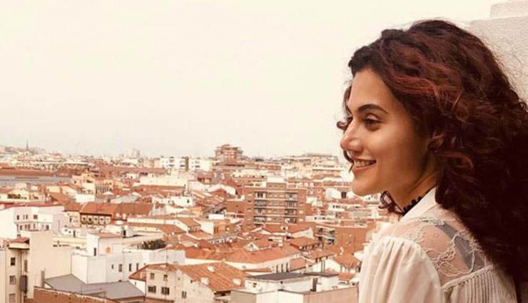 PICS- Taapsee Pannu Vacation Pics From Spain
