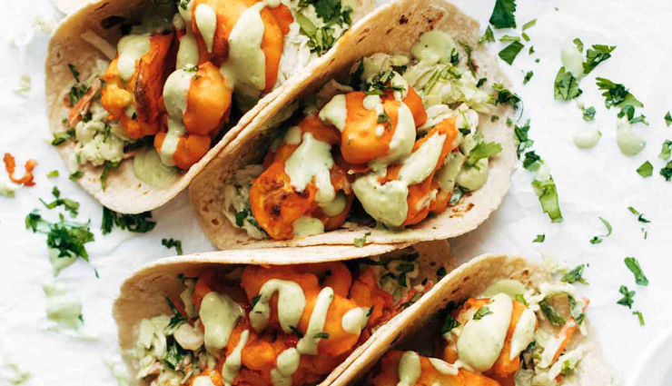 Recipe- Paneer and Black Bean Tacos For Diwali Party