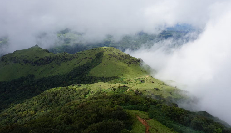 karnataka mountain peaks,majestic peaks in karnataka,western ghats trekking destinations,karnataka nature getaways,adventure in karnataka mountains