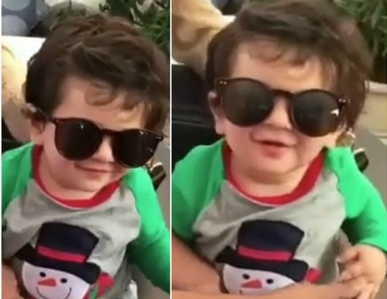 PHOTOS - क्रिसमस पार्टी में कुछ इस अंदाज़ में दिखे तैमूर अली खान, विडियो वायरल