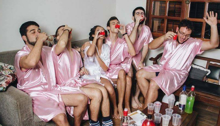 bride who did wedding shoot with her brothers,concept of wedding photoshoot,amazing wedding shoot,bridal photoshoot,bride with her bridesmaid