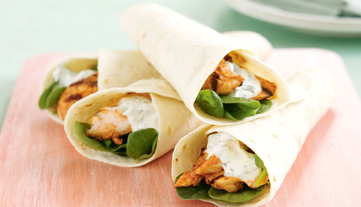 लॉकडाउन रेसिपी : मिनटों में तैयार होंगे 'तंदूरी चिकन टाकीटो'