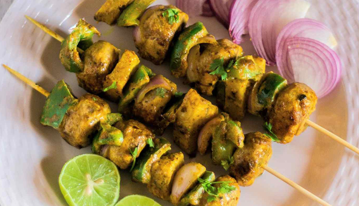 tandoori mushroom tikka,hunger struck,food,easy recipe