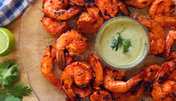 Summer Recipe- Welcome Early Monsoon With Tandoori Prawns