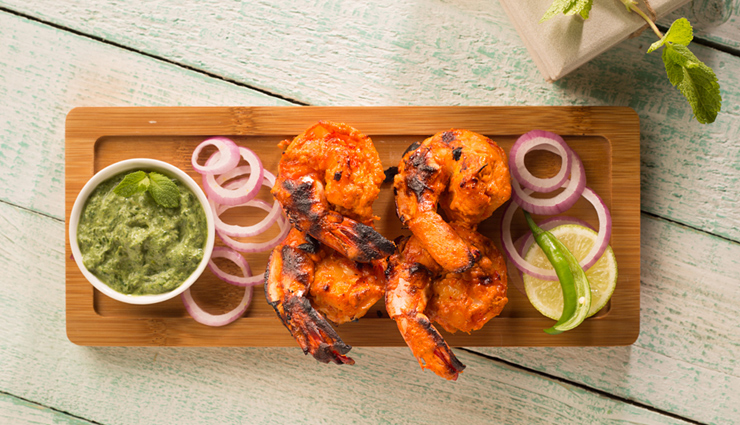 summer recipe,tandoori prawns,prawns recipe,tandoori recipe,summer recipe