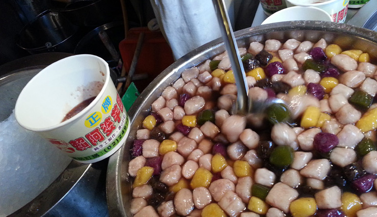 taro balls,taiwanese special taro balls,summer recipe