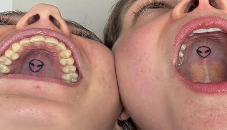 weird news,weird tattoo,secret tattoo,tattoo in mouth
