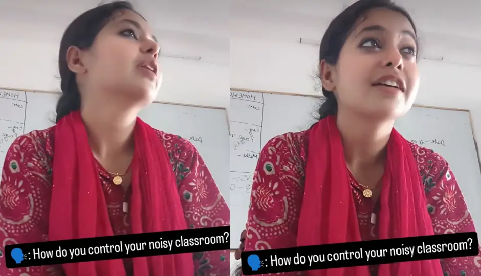 टीचर ने बिना डांटे ऐसे कराया बच्चों को चुप, ‘क्लास’ बोलने का ये अंदाज इंटरनेट पर छा गया