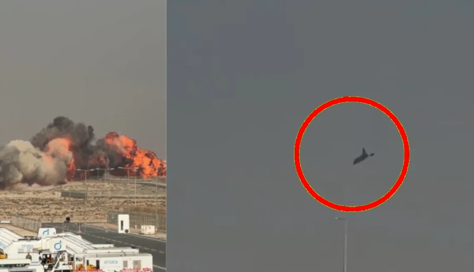 दुबई एयर शो में बड़ा हादसा, तेजस लड़ाकू विमान प्रदर्शन के दौरान गिरा, जमीन पर गिरते ही बना आग का गोला; Video