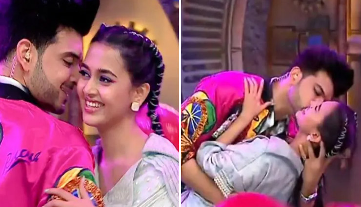 नेशनल टीवी पर करण कुंद्रा ने गर्लफ्रेंड तेजस्वी प्रकाश को किया Kiss, शर्म के मारे लाल हुई एक्ट्रेस, वीडियो वायरल