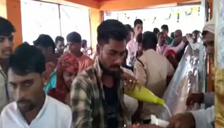 madhya pradesh,diwali,diwali 2020,milk pond,weird news