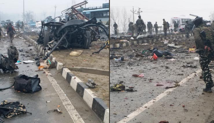 पुलवामा हमलाः 10-12 किमी दूर तक सुनाई दिया धमाका, खौफनाक मंजर देख जम गया खून, 40 से ज्यादा CRPF जवान शहीद