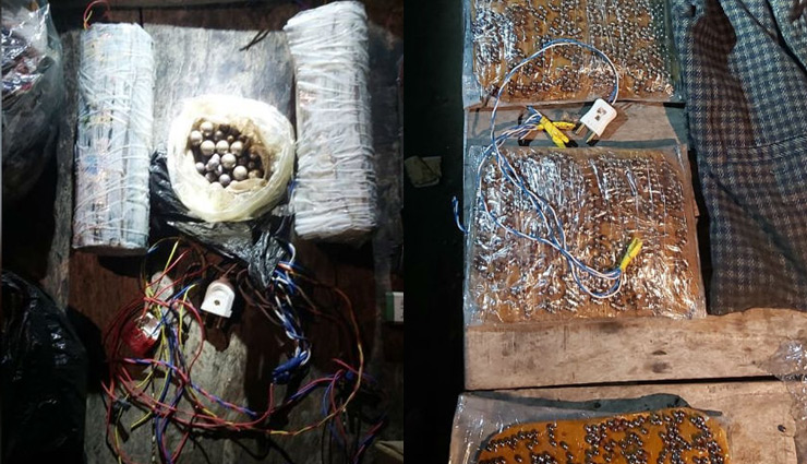यूपी में आतंकी के घर मिला तबाही का सामान, दो मानव बम जैकेट और डेटोनेटर बरामद