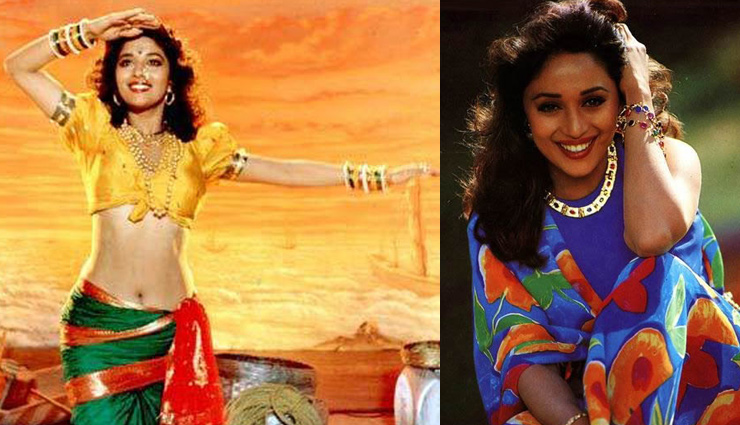 madhuri dixit,dhak dhak girl,abodh,tezaab,dil,devdas,hum aapke hain kaun,dil to pagal hai,saajan,dedh ishqiya
