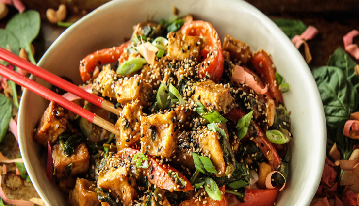 thai basil  tofu stir fry,hunger struck,food,thai food recipes,easy to cook recipes