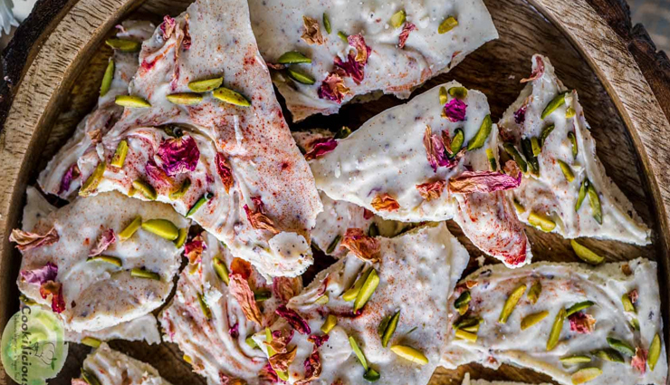 Recipe- Delicious White Chocolate Thandai Bark