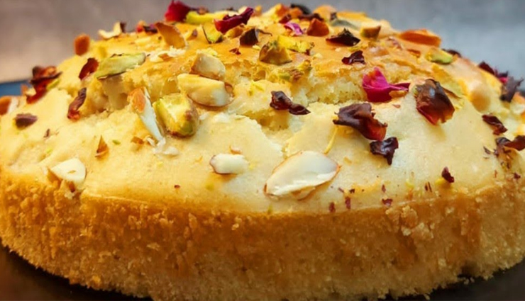 eggless thandai cake in cooker,hunger struck,food,easy recipe