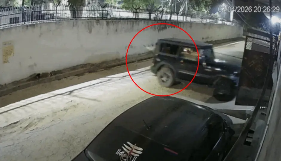 Thar हादसे का खौफनाक VIDEO, पार्किंग के दौरान अचानक बैक हुई गाड़ी, दादी की दर्दनाक मौत