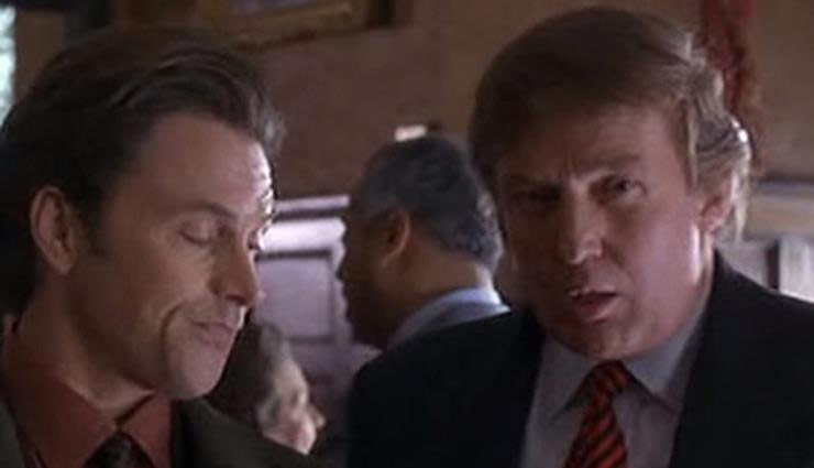 donald trump,donald trump in films,donald trump in serials,the little rascals,the associate,suddenly susan,spin city,sex and the city,zoolander,two weeks notice,america