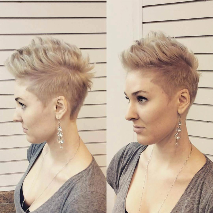 Faux Hawk Hairstyles for Women - Hairstyles Weekly