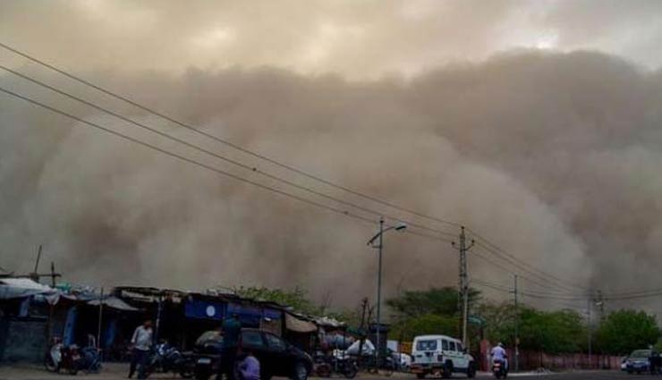 दिल्ली-एनसीआर में फिर आया तूफान, कई इलाकों में तेज बारिश