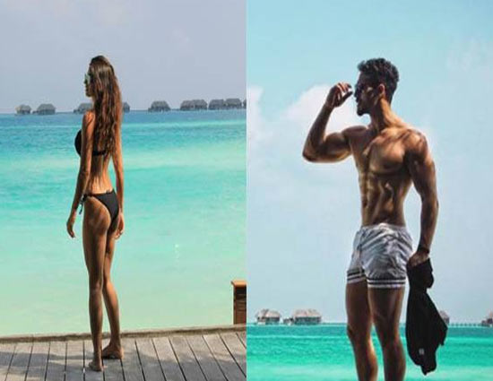 Pics- Tiger Shroff and Disha Patani are Giving Major Beach Goals