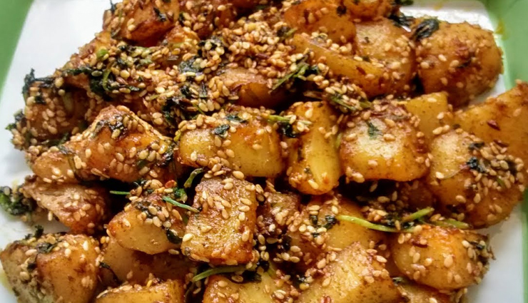 spicy til aloo,til aloo sabji,recipe of til aloo,hunger struck,food,easy recipes,alloo sabji