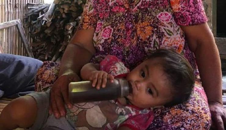 इस वजह से रोजाना 1.5 लीटर कॉफी पी जाती है 14 महीने की ये बच्ची